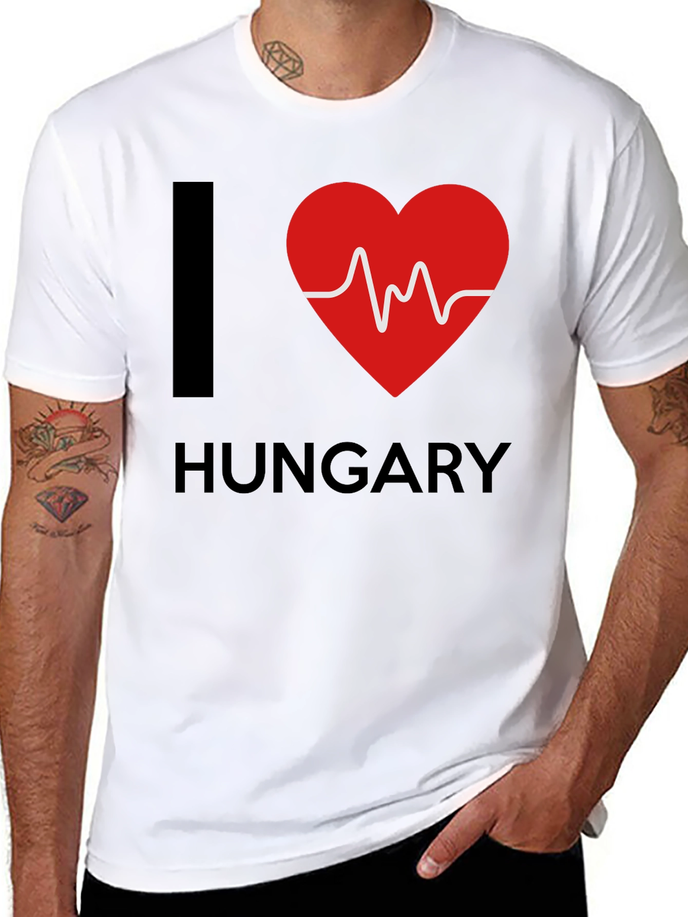 I Heart Hungary Graphic T-Shirt