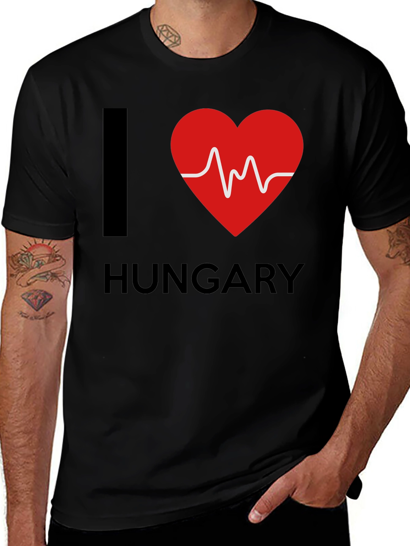 I Heart Hungary Graphic T-Shirt