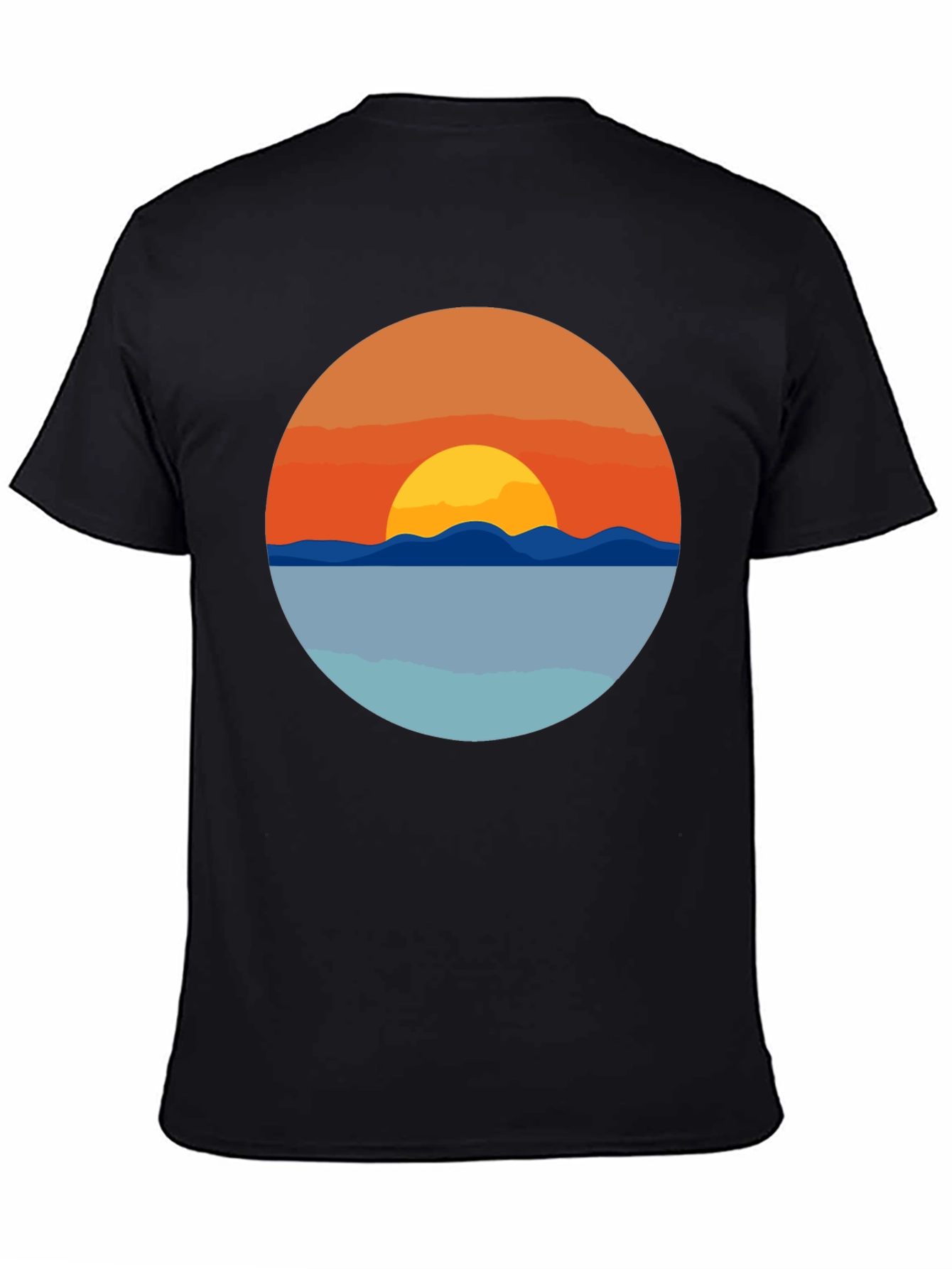 Sunset Graphic T-Shirt - Coastal Design