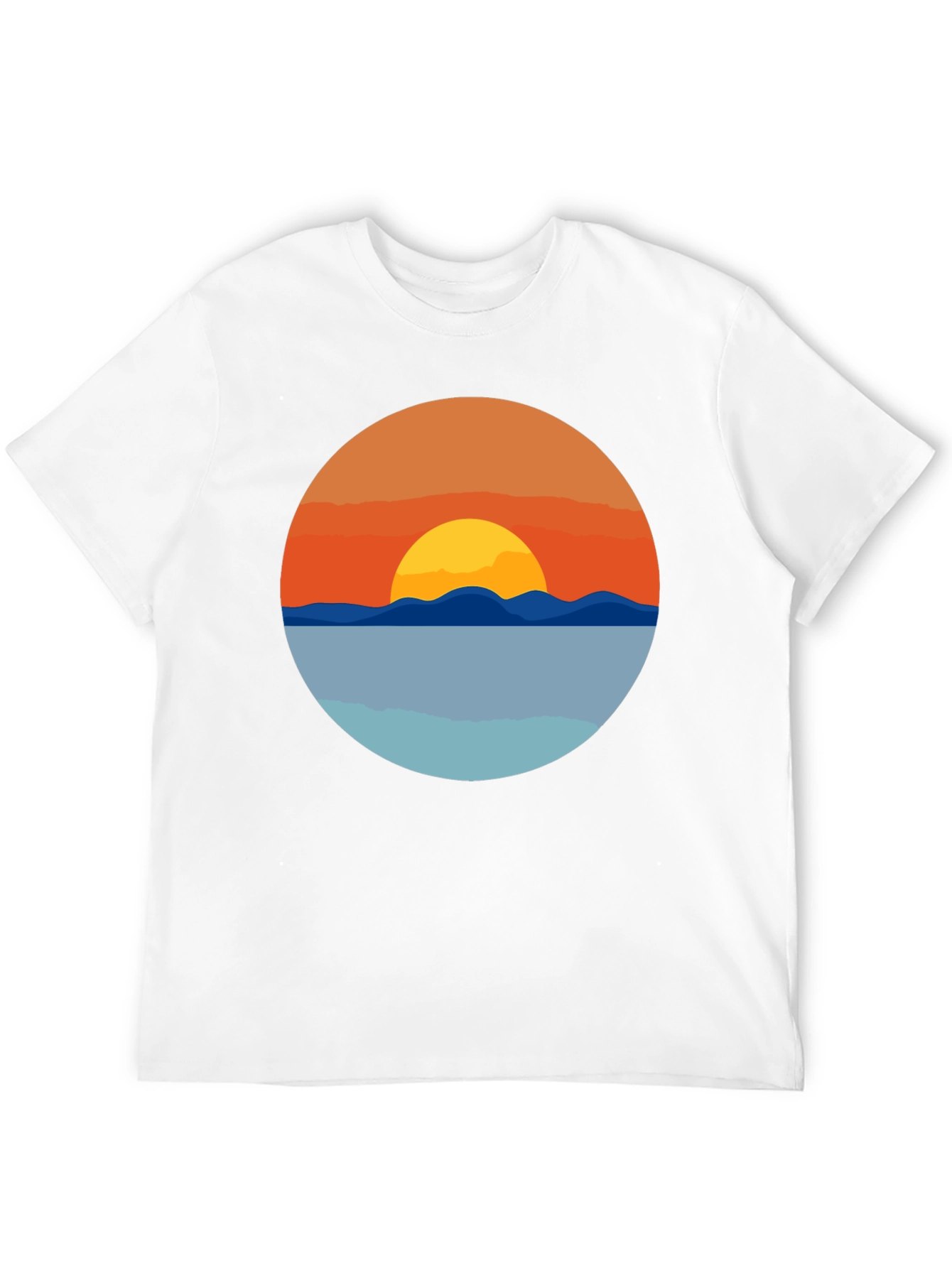 Sunset Graphic T-Shirt - Coastal Design