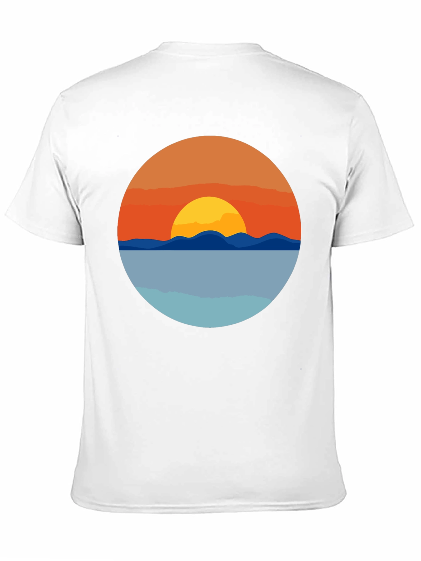 Sunset Graphic T-Shirt - Coastal Design