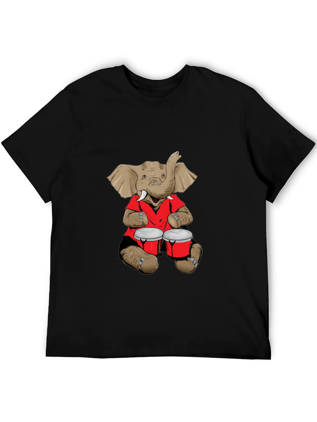 Elephant Drummer Graphic Tee
