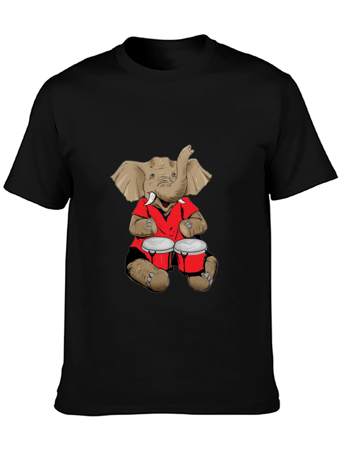Elephant Drummer Graphic Tee