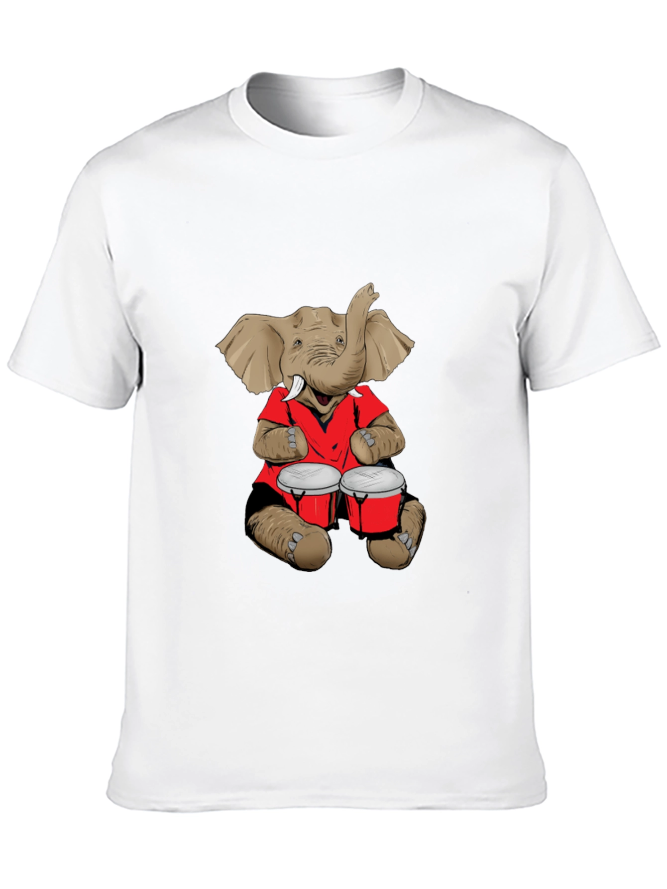 Elephant Drummer Graphic Tee
