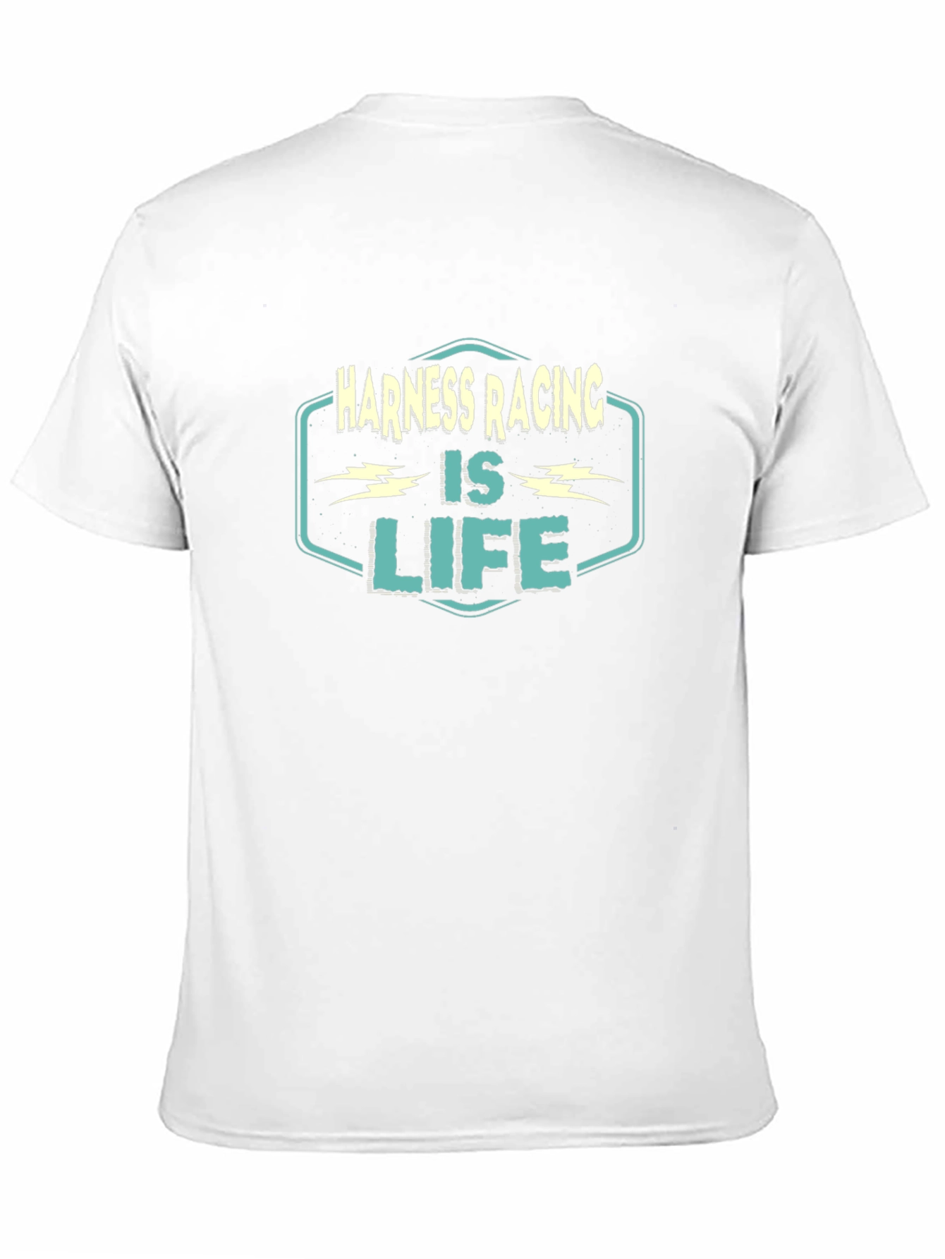 Harness Racing is Life Black T-Shirt