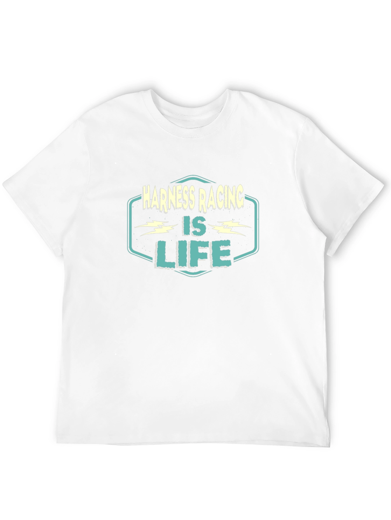 Harness Racing is Life Black T-Shirt