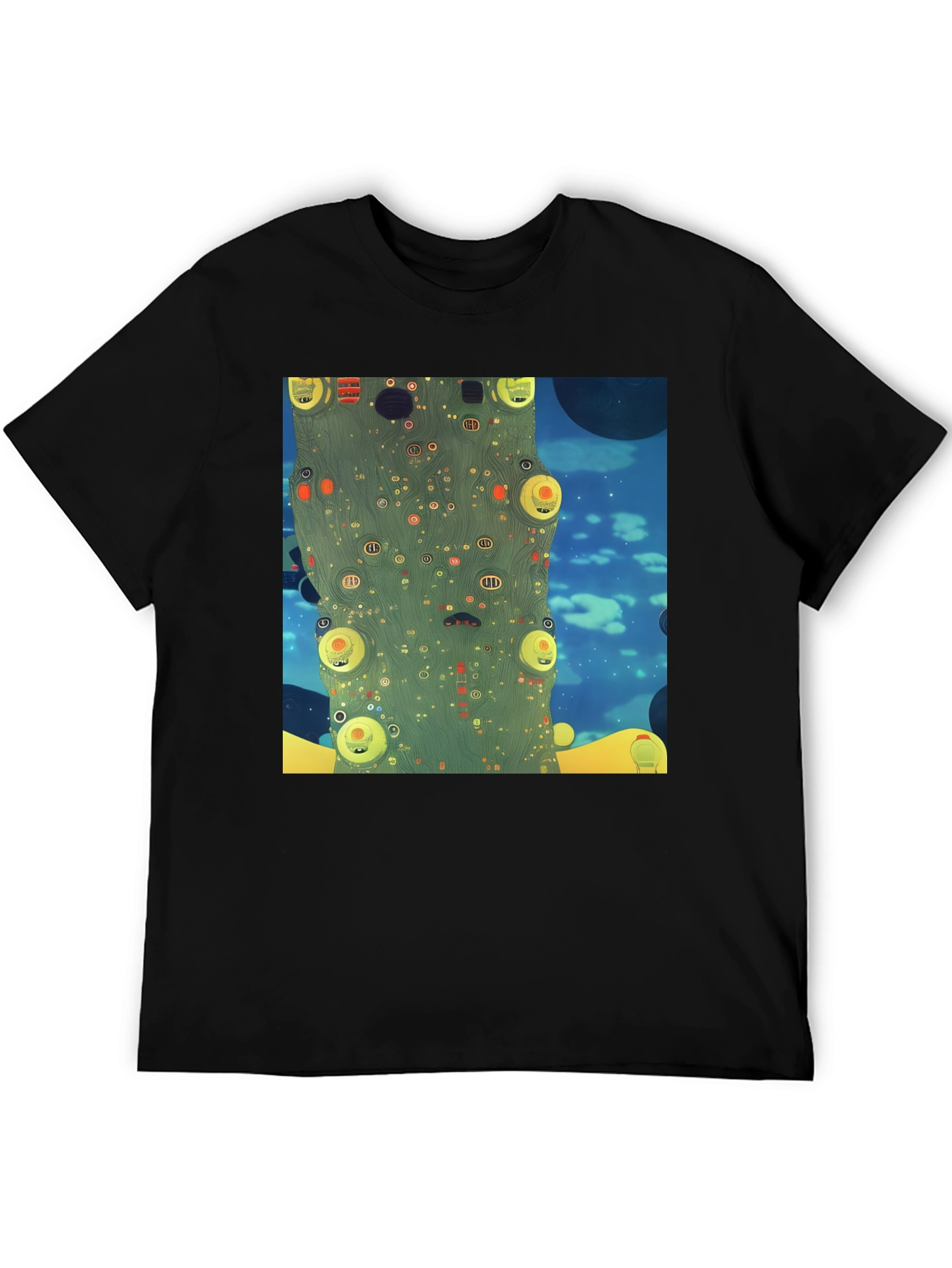 Abstract World Print Tee