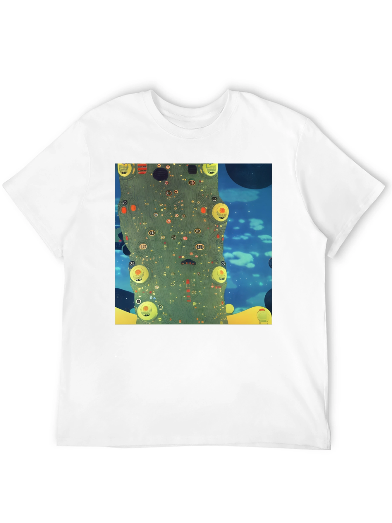 Abstract World Print Tee