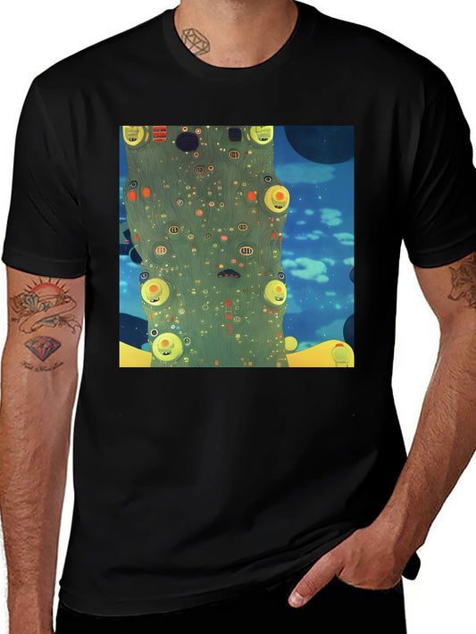 Abstract World Print Tee