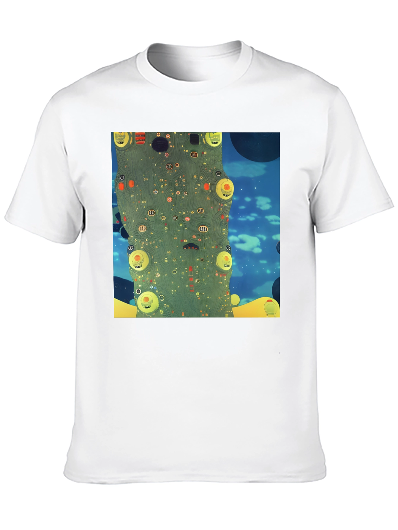 Abstract World Print Tee
