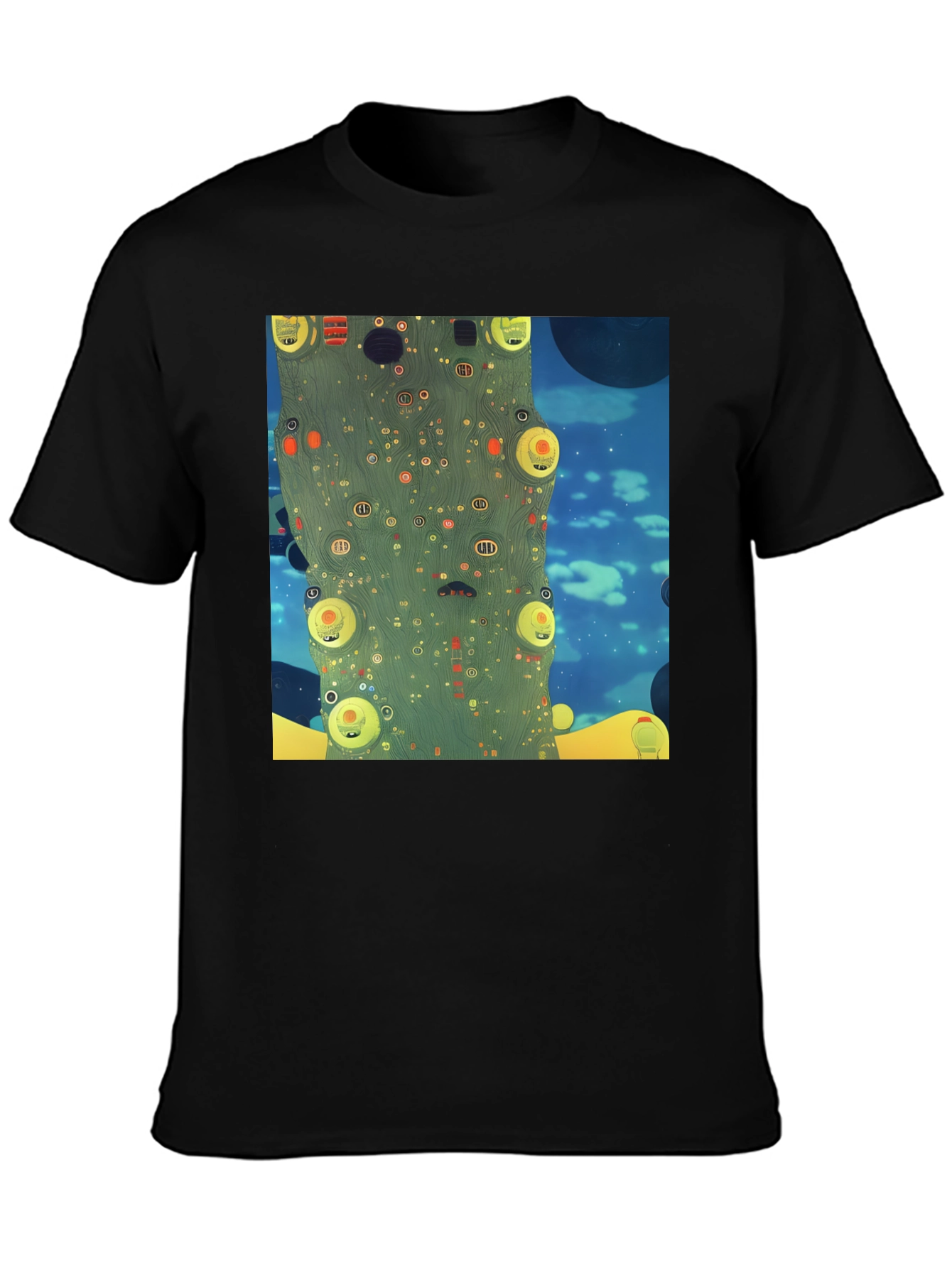 Abstract World Print Tee