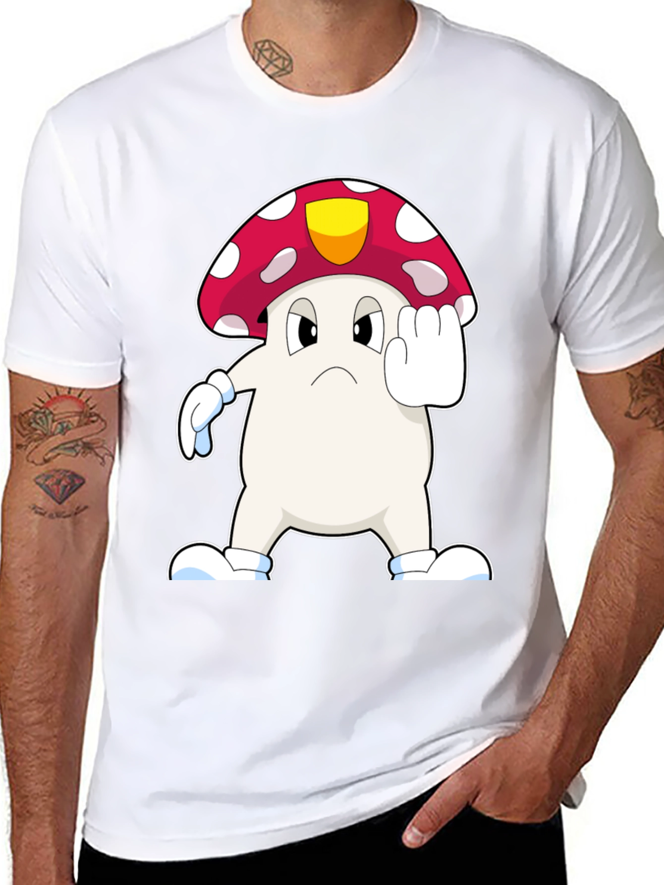 Mushroom Cartoon T-Shirt