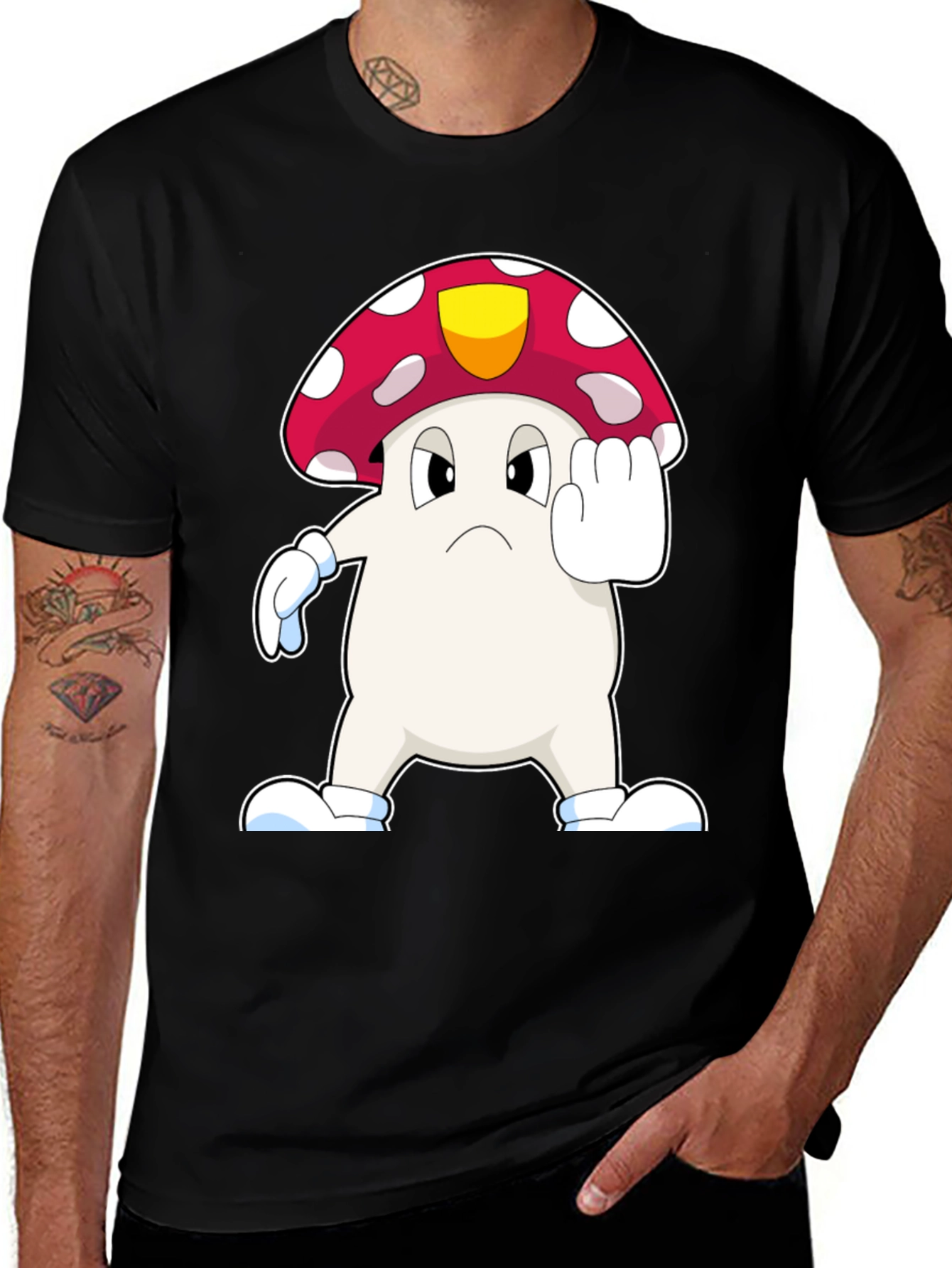 Mushroom Cartoon T-Shirt