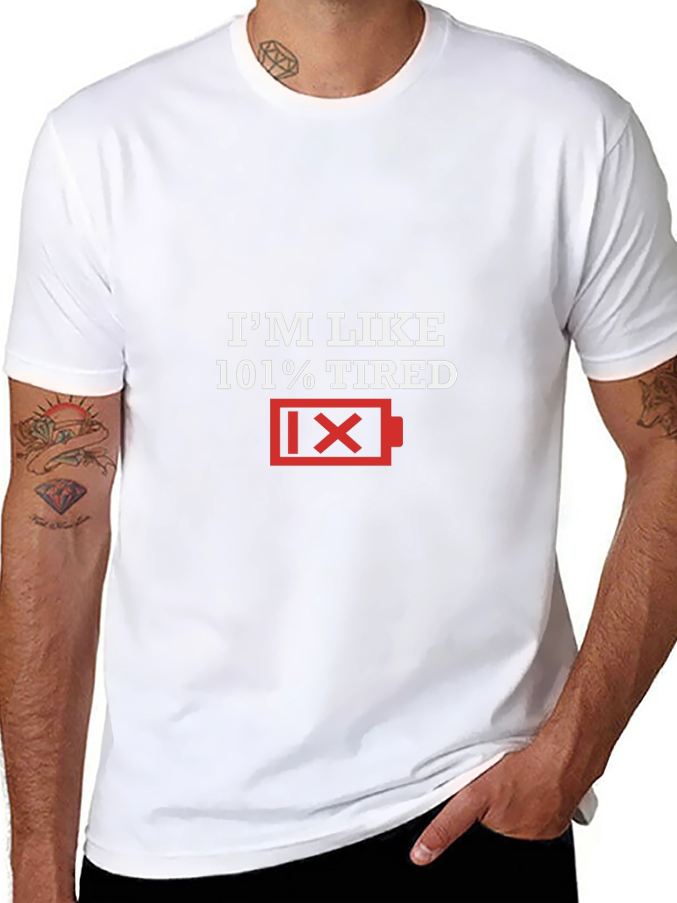 Im Like 101% Tired Graphic Tee