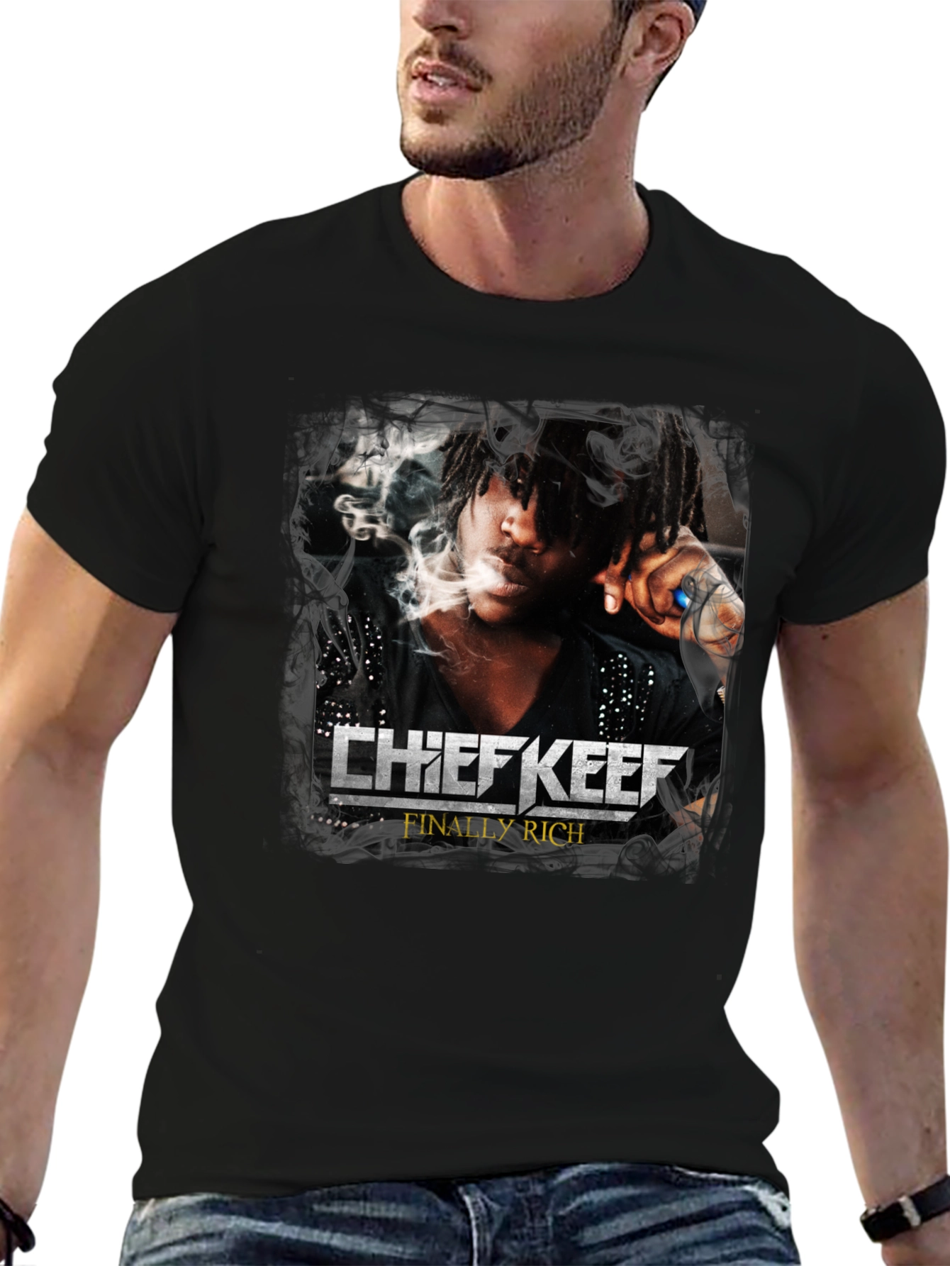 Chief Keef Finally Rich Graphic T-Shirt