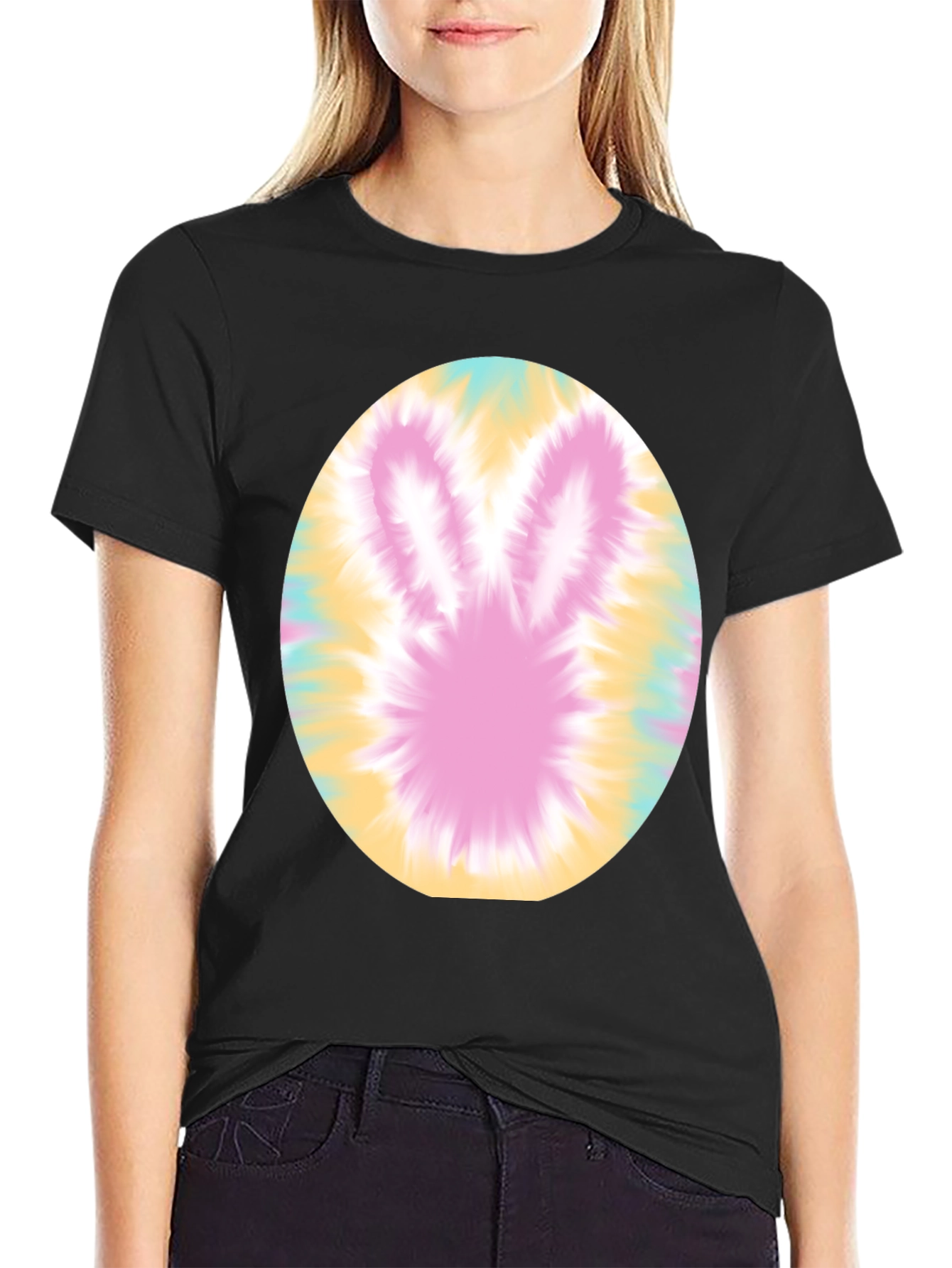 Easter Bunny Tie-Dye T-Shirt - Holiday Fun!