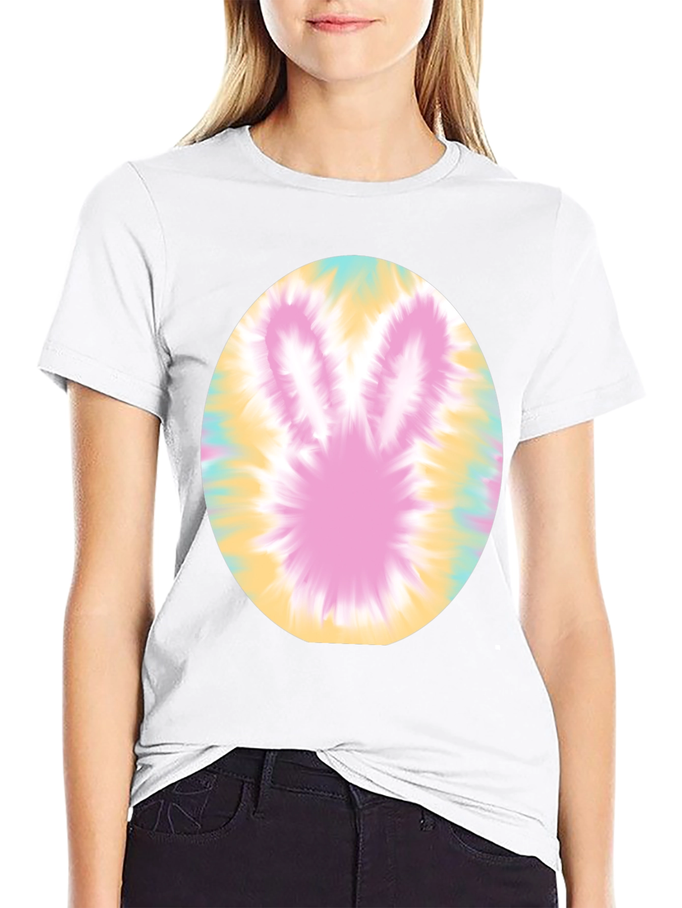 Easter Bunny Tie-Dye T-Shirt - Holiday Fun!