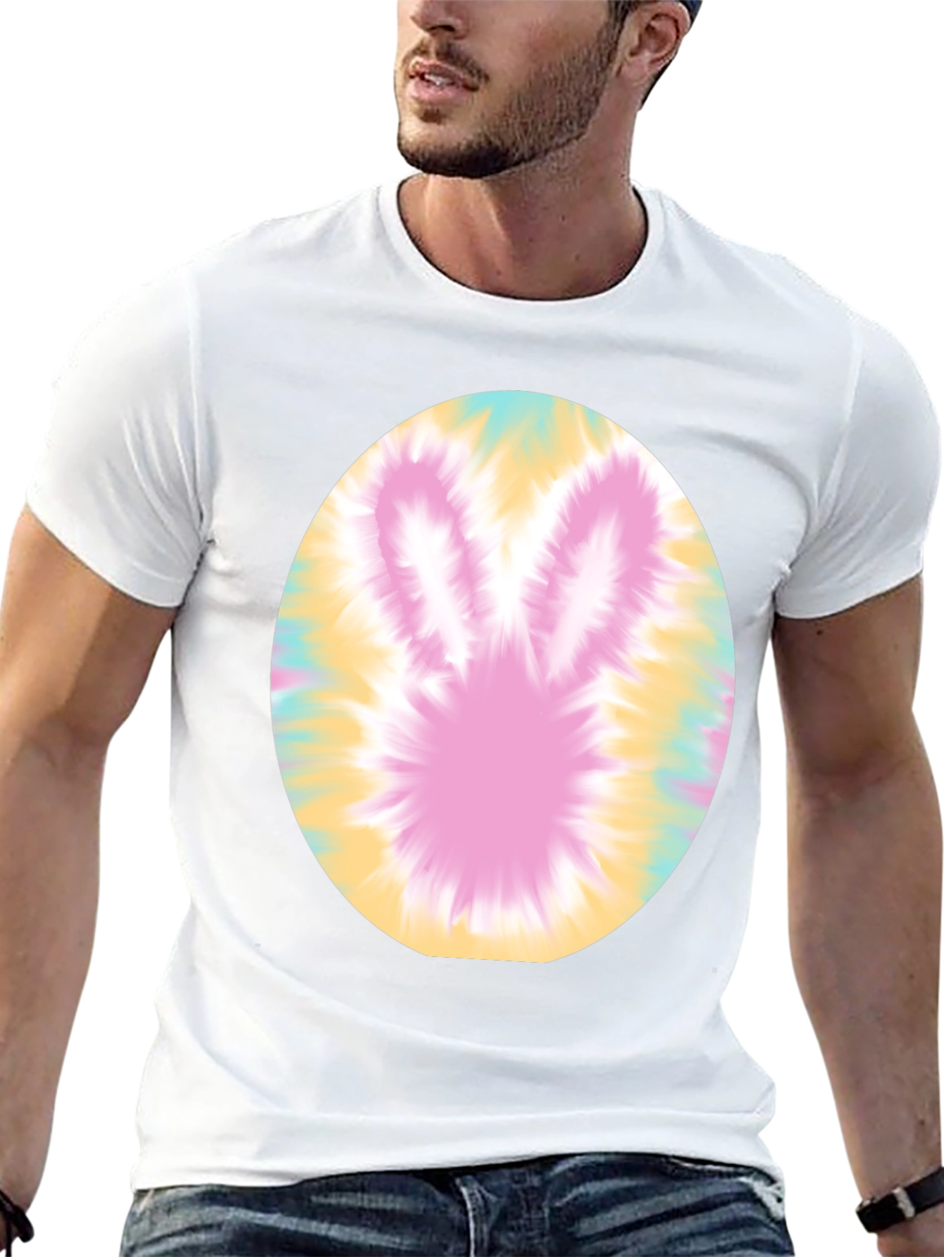Easter Bunny Tie-Dye T-Shirt - Holiday Fun!