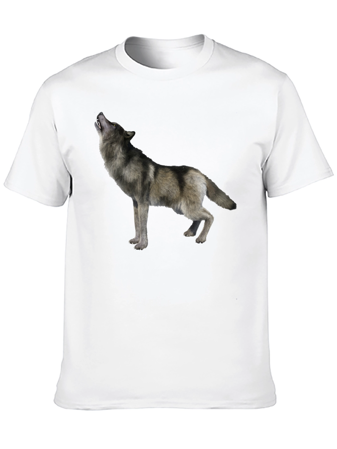 Black Wolf Graphic Tee - Mens Short Sleeve