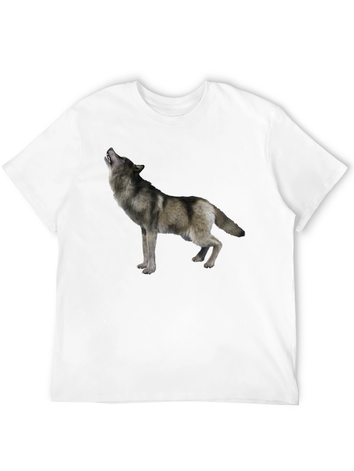 Black Wolf Graphic Tee - Mens Short Sleeve
