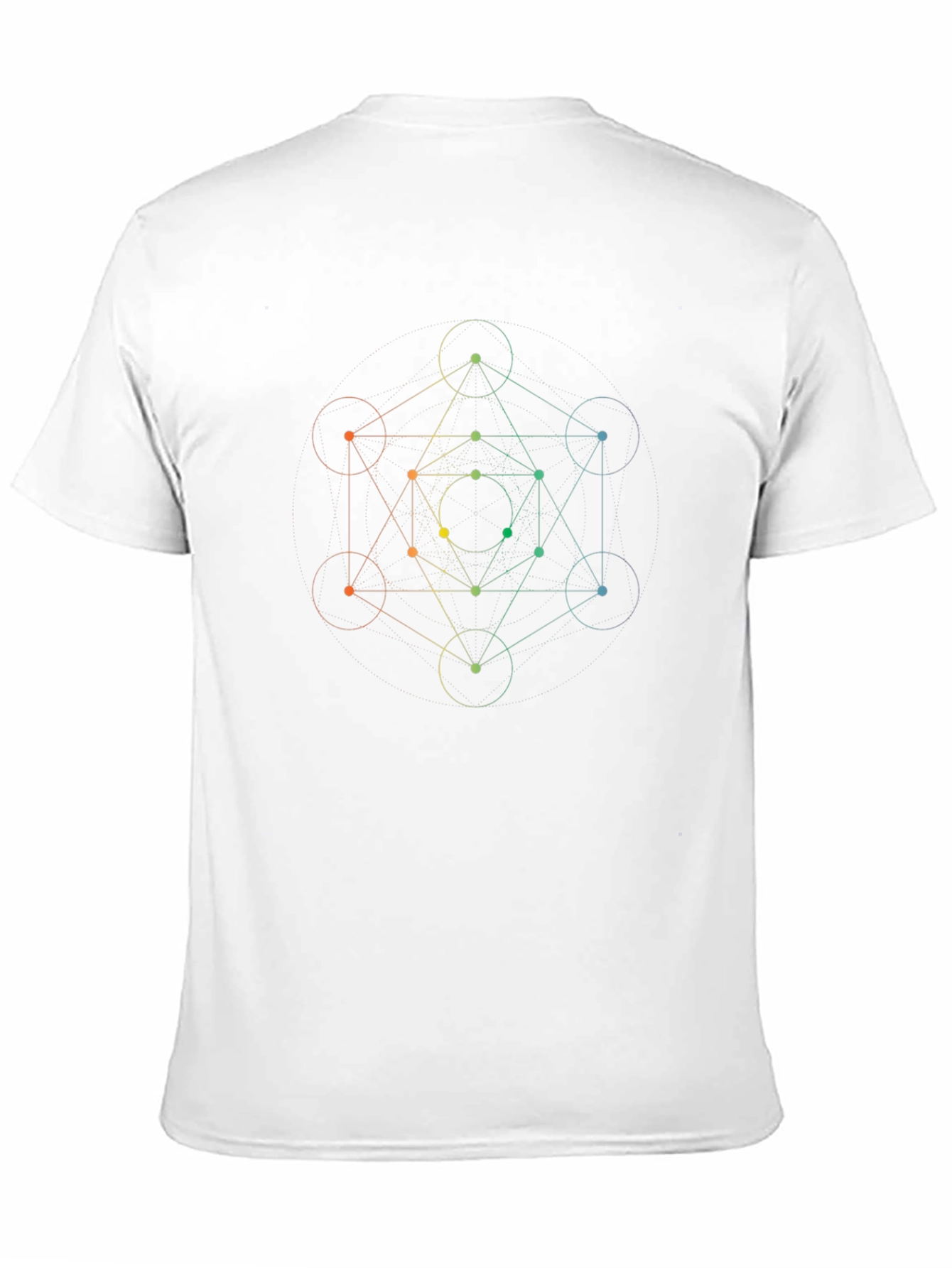Geometric Design Black T-Shirt