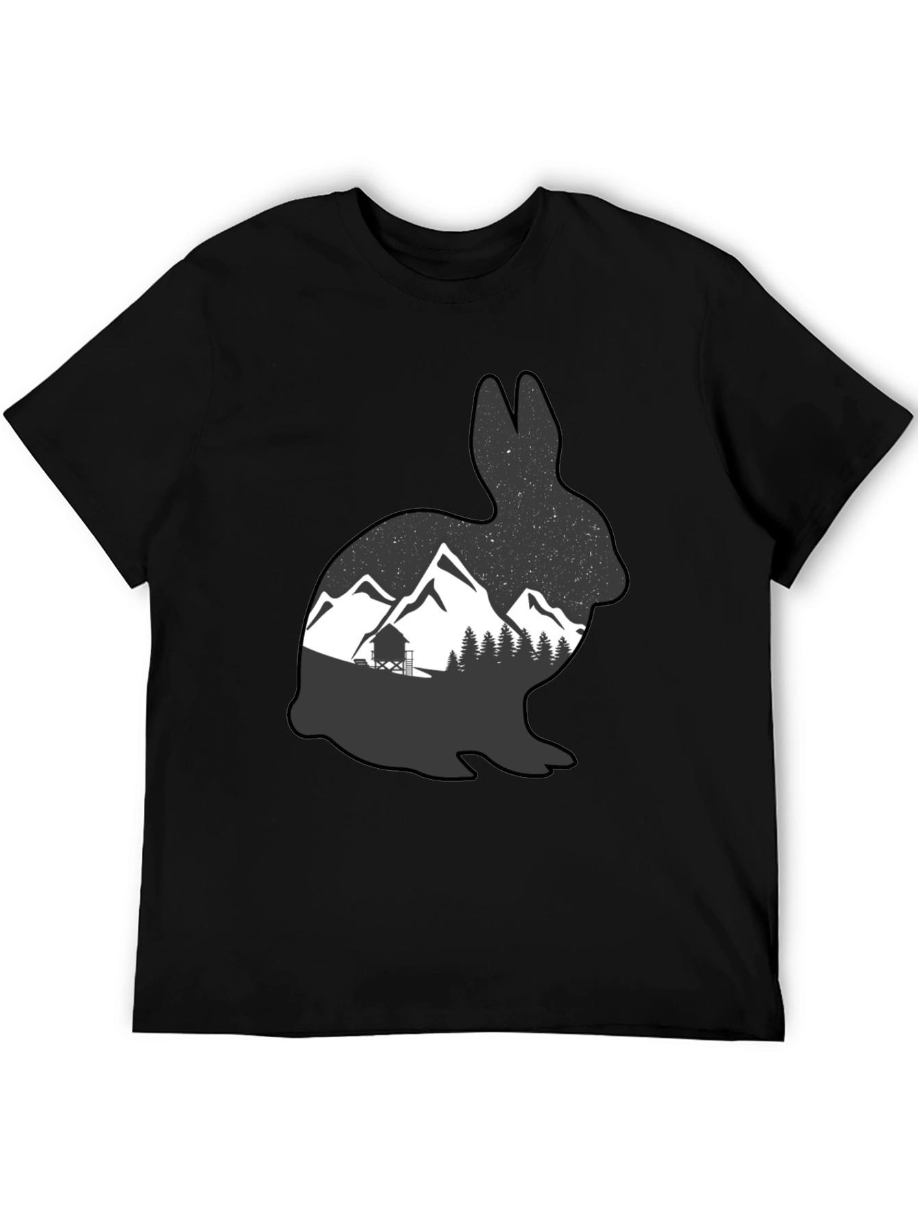 Mountain Hare Graphic Tee - Nature Lovers T-Shirt