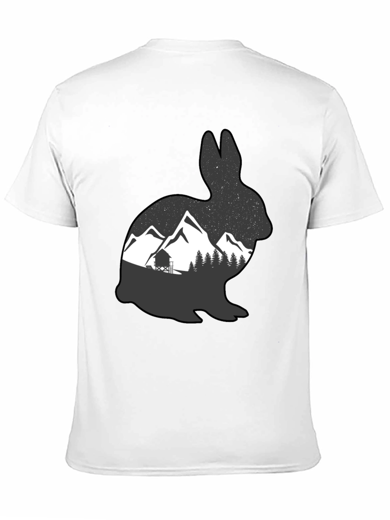 Mountain Hare Graphic Tee - Nature Lovers T-Shirt