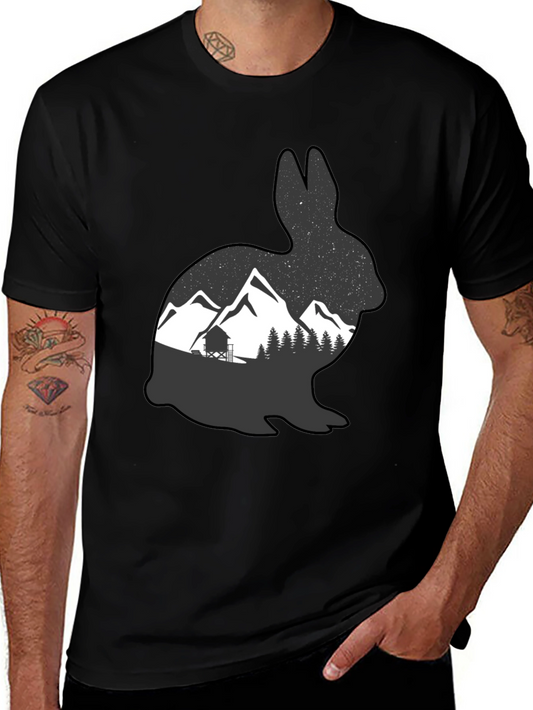 Mountain Hare Graphic Tee - Nature Lovers T-Shirt