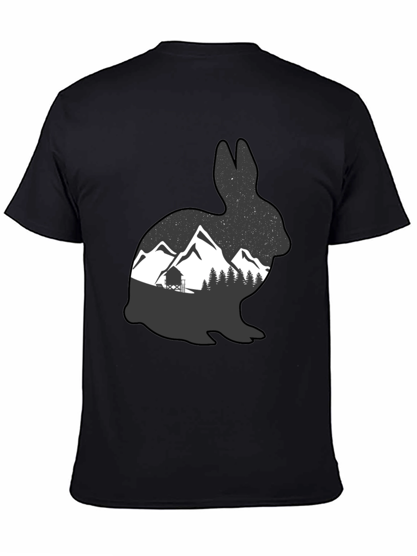 Mountain Hare Graphic Tee - Nature Lovers T-Shirt
