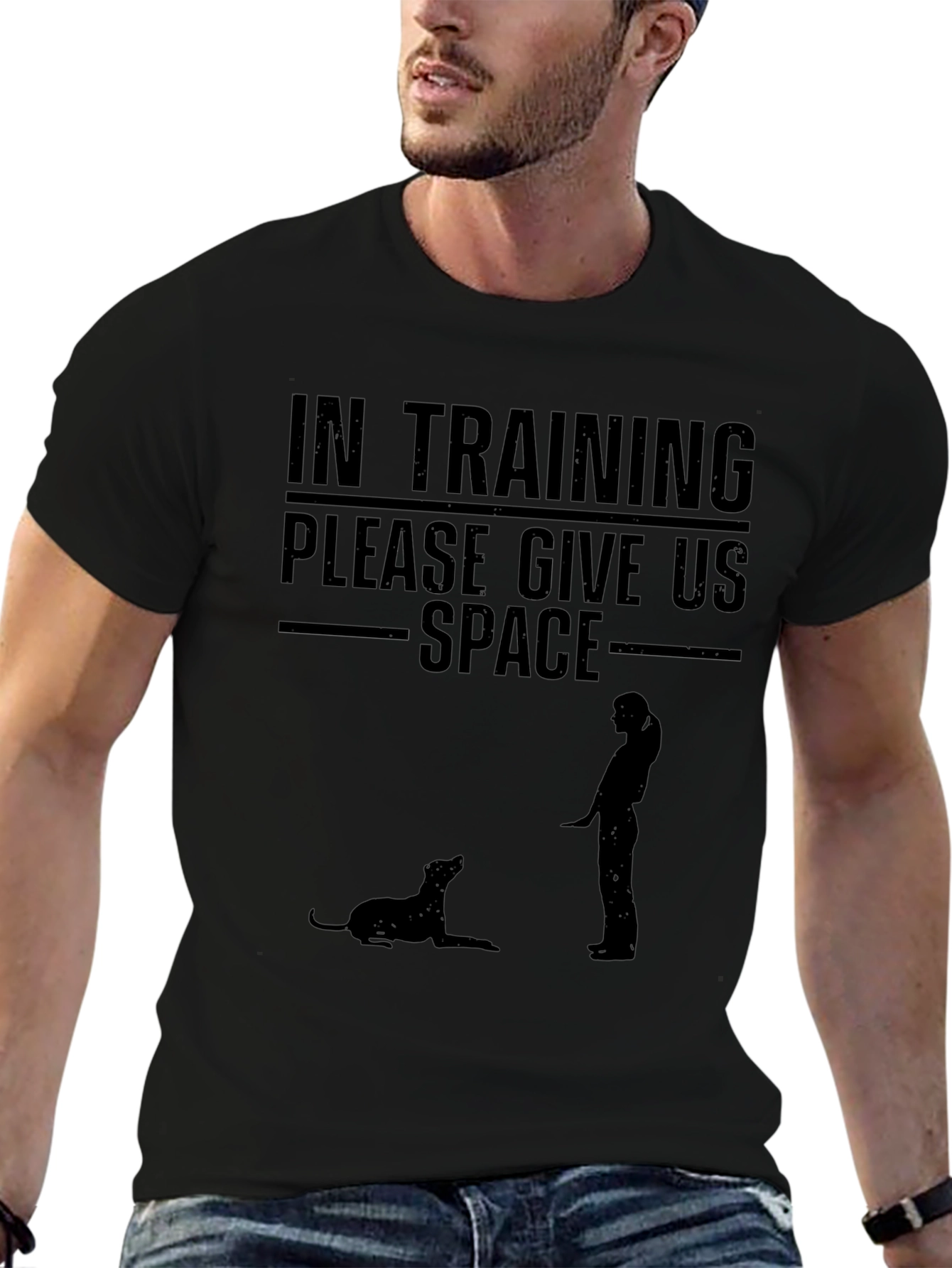 In Training Please Give Us Space Graphic Tee