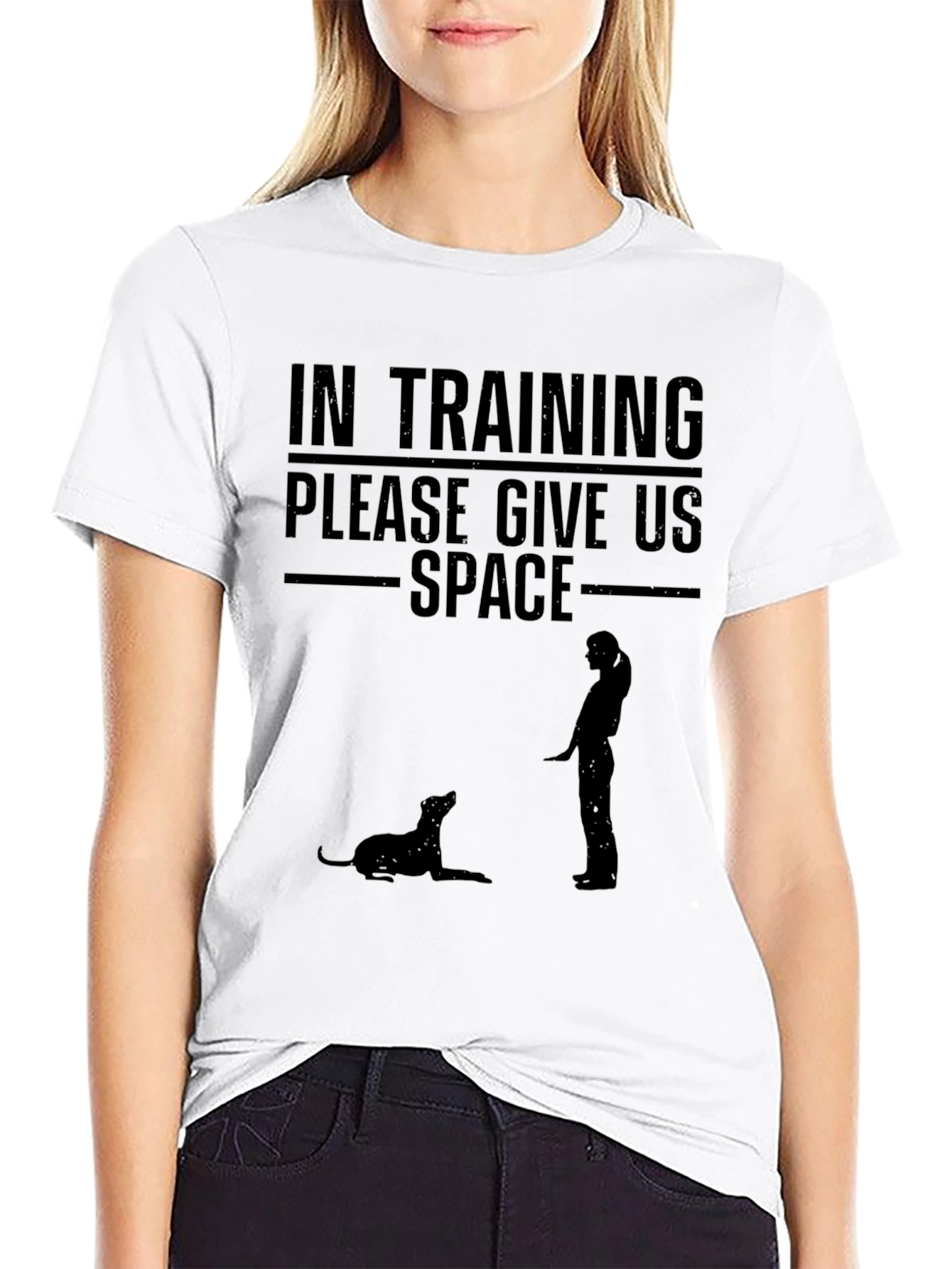 In Training Please Give Us Space Graphic Tee