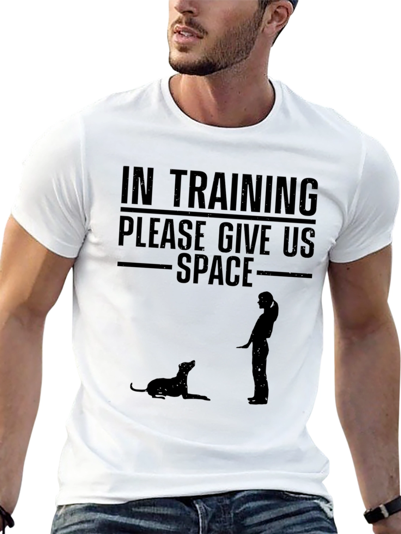 In Training Please Give Us Space Graphic Tee