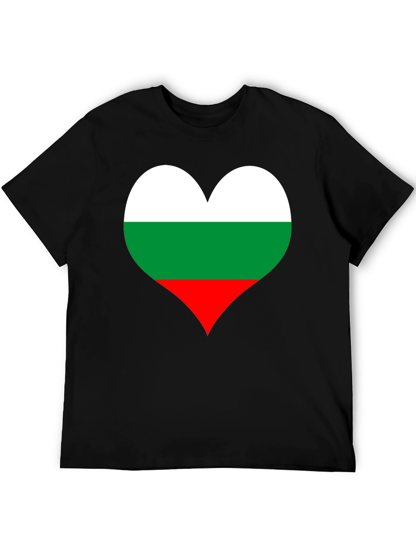 Bulgaria Flag Heart T-Shirt - Show Your Love!
