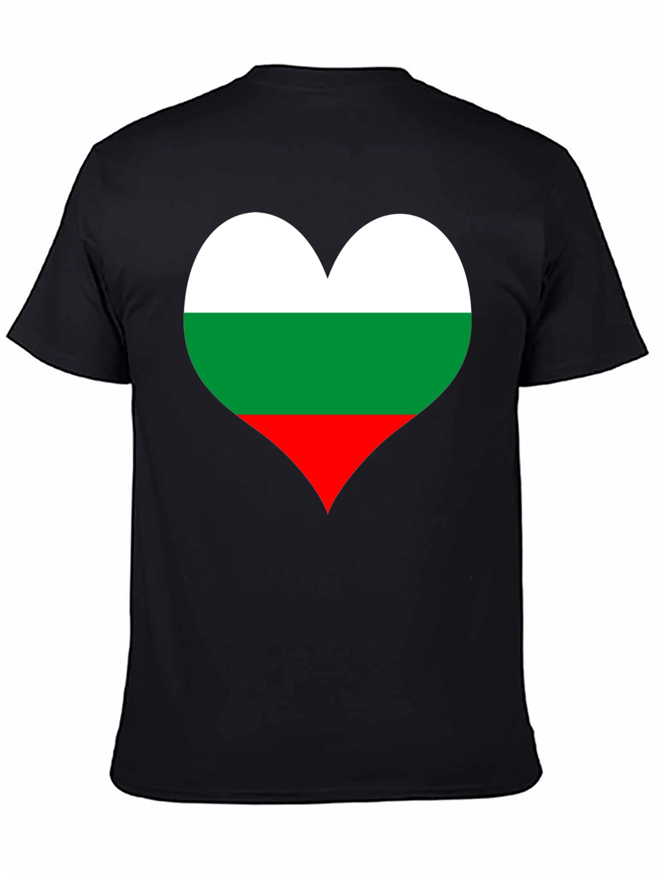 Bulgaria Flag Heart T-Shirt - Show Your Love!