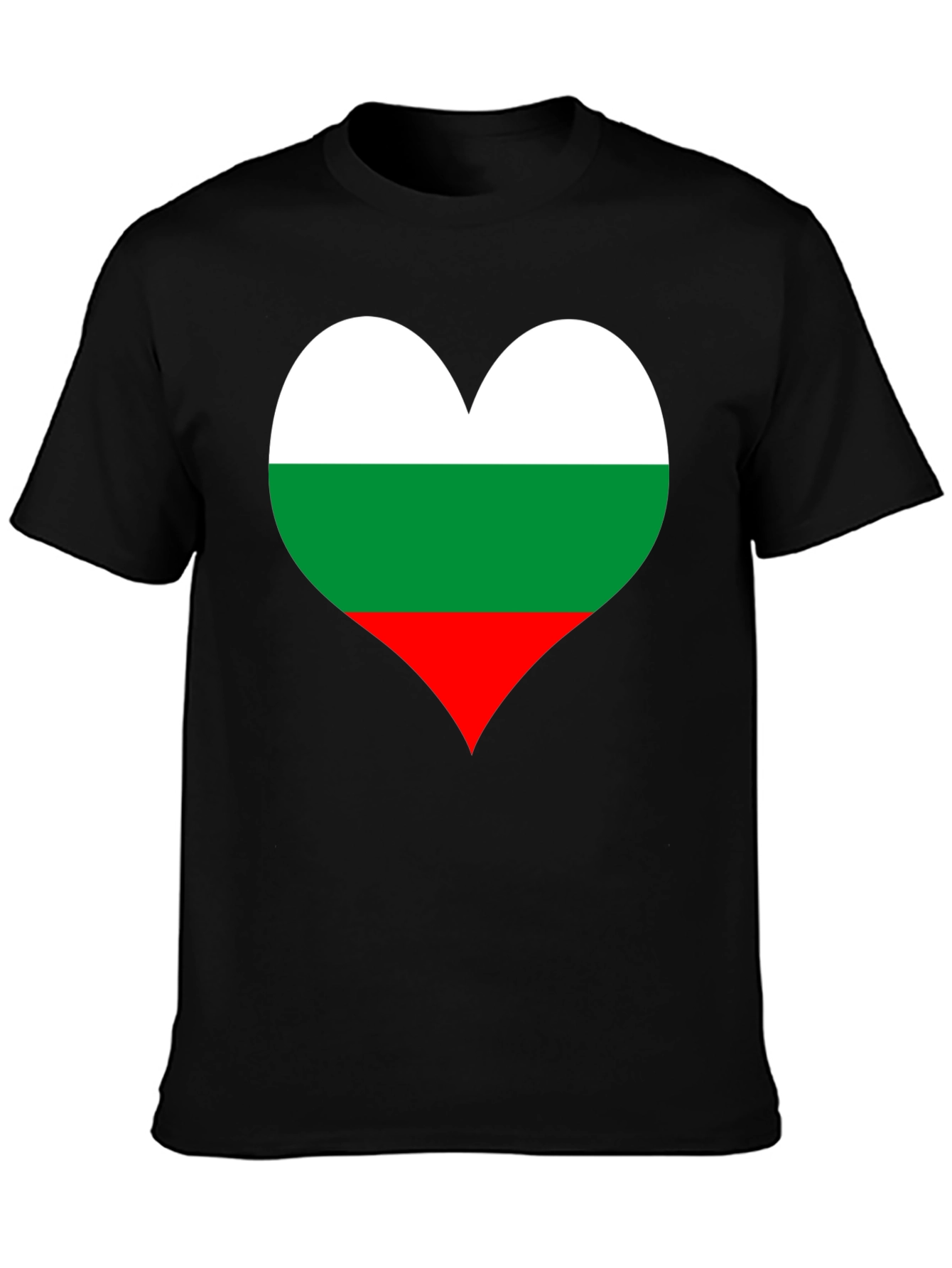 Bulgaria Flag Heart T-Shirt - Show Your Love!