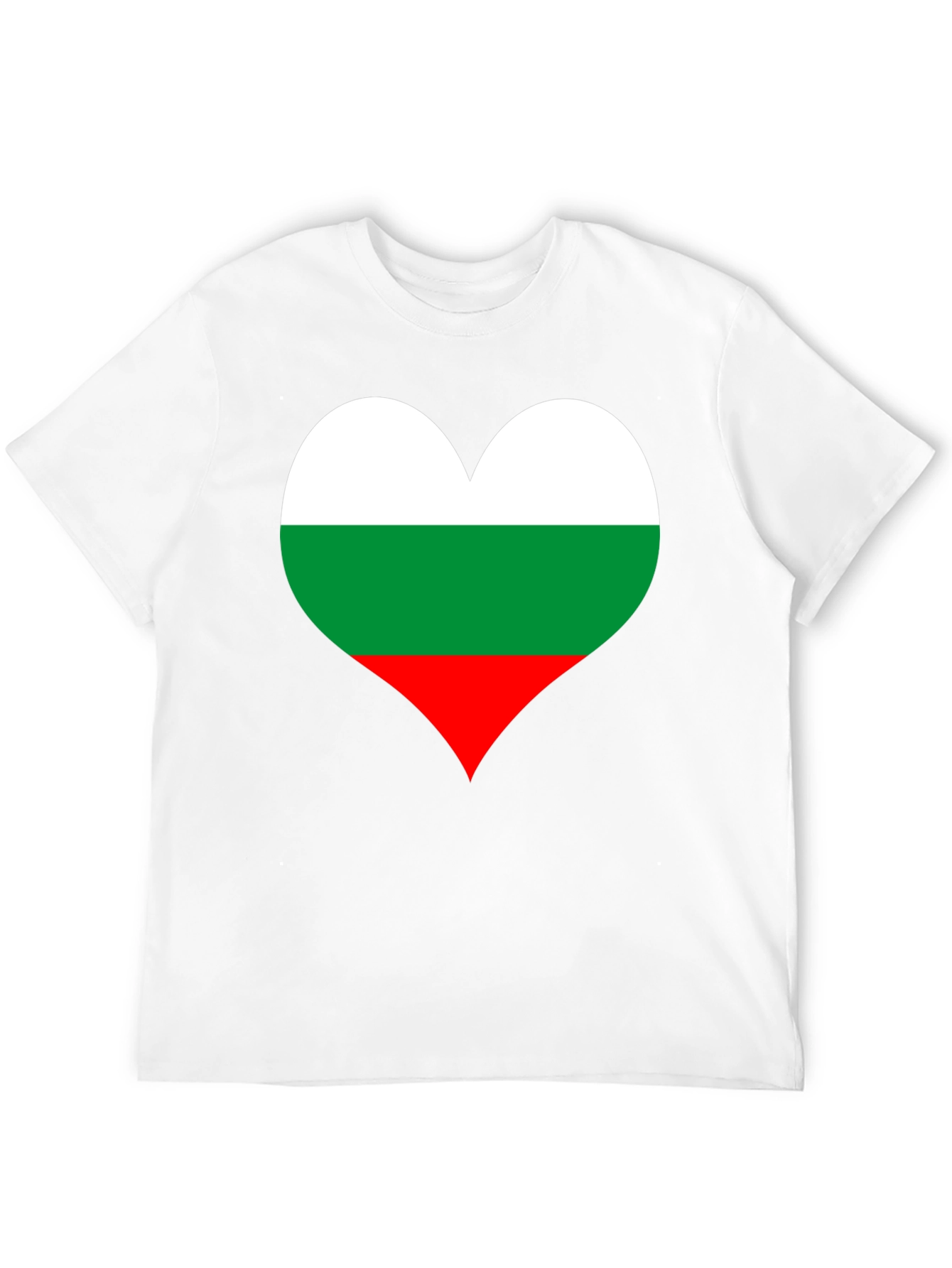 Bulgaria Flag Heart T-Shirt - Show Your Love!
