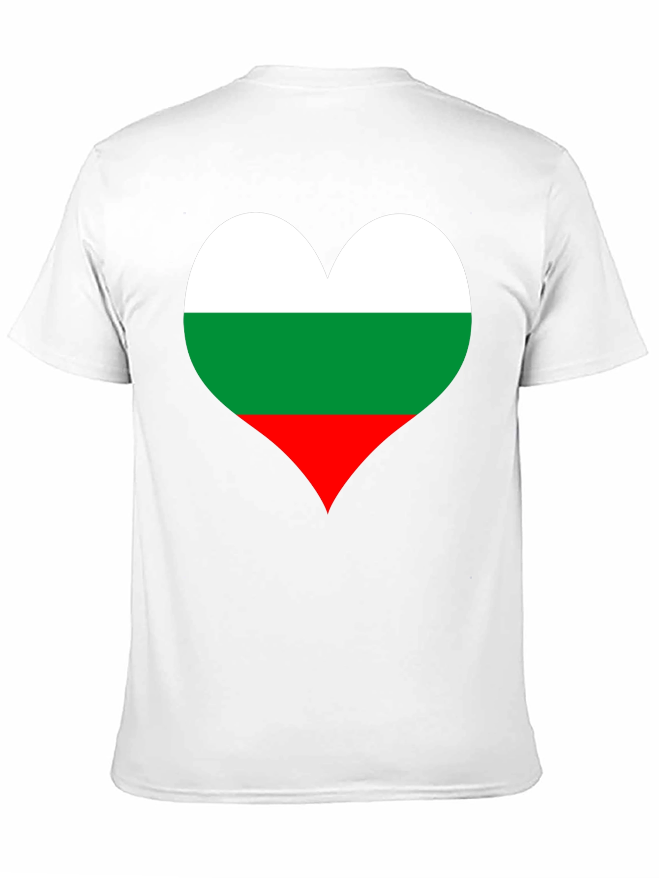 Bulgaria Flag Heart T-Shirt - Show Your Love!