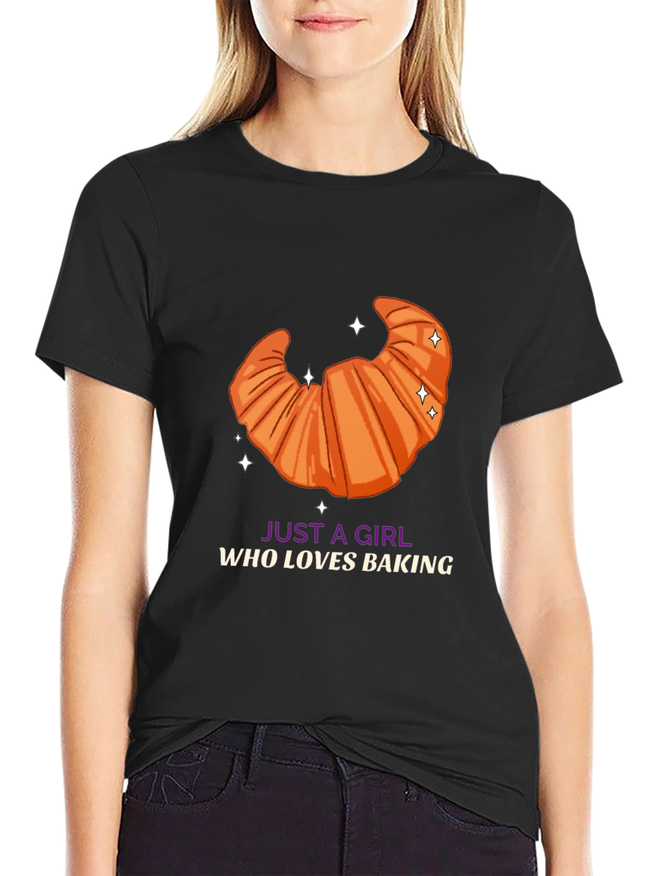 Baking Lover T-Shirt - Croissant Design