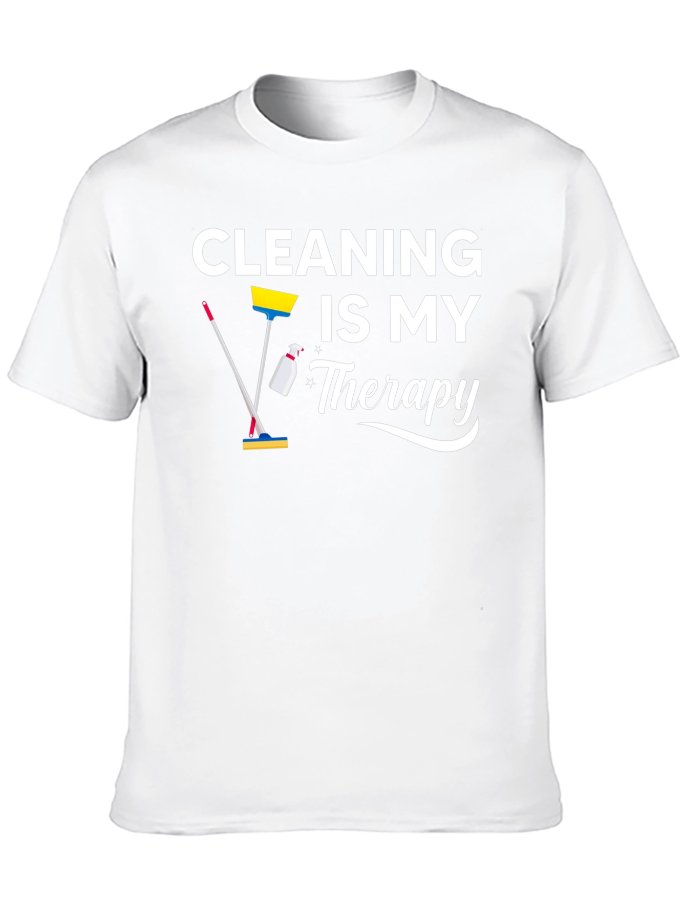 Cleaning is My Therapy Graphic Tee