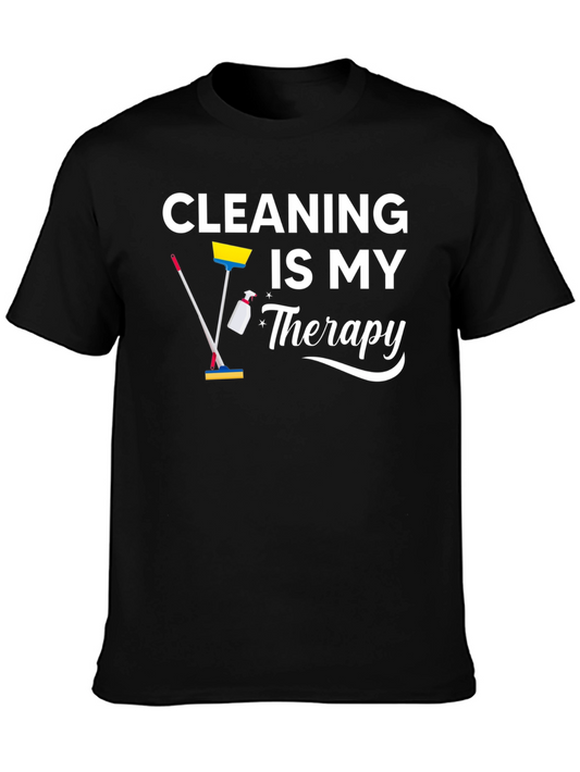 Cleaning is My Therapy Graphic Tee