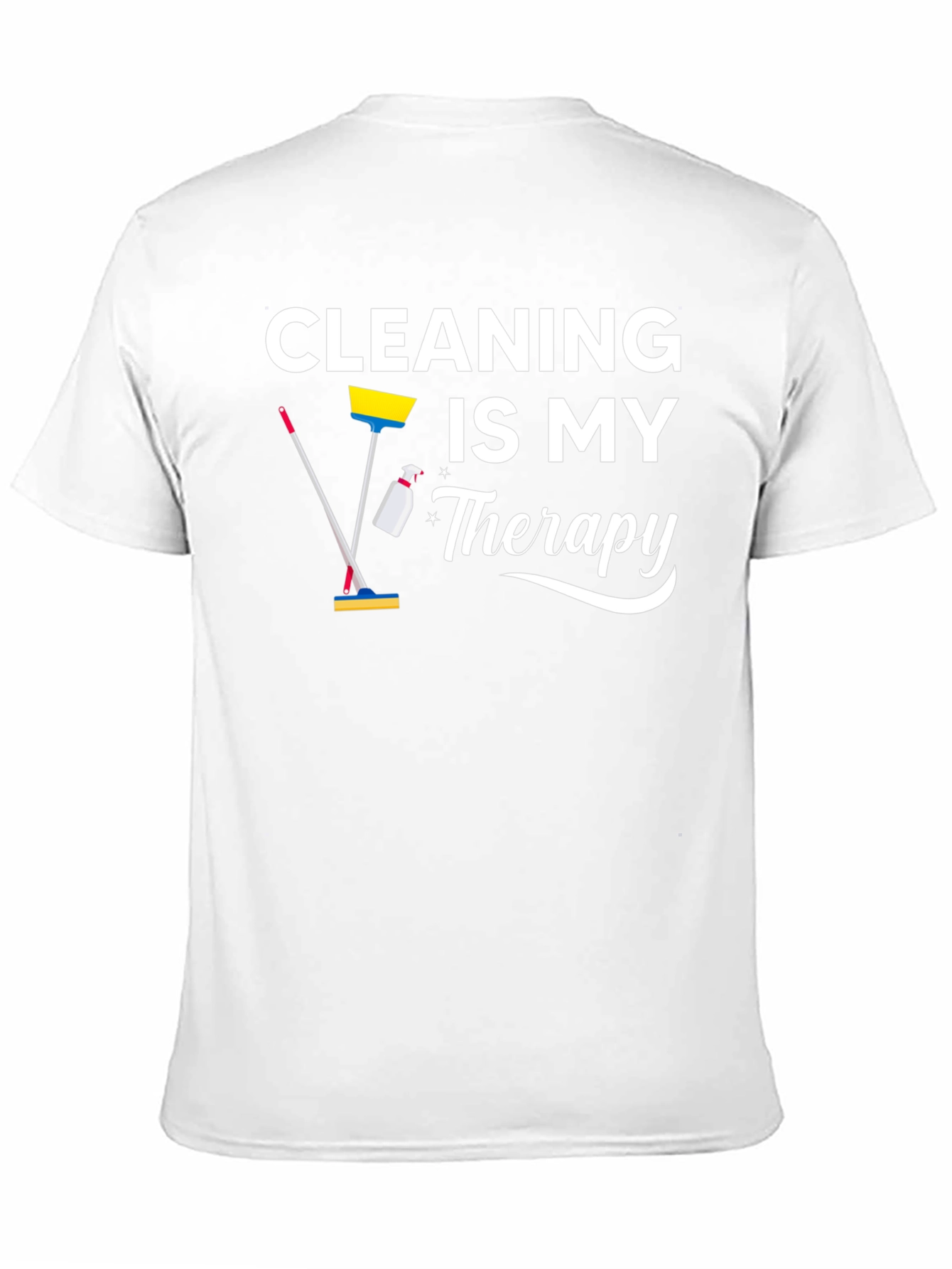 Cleaning is My Therapy Graphic Tee