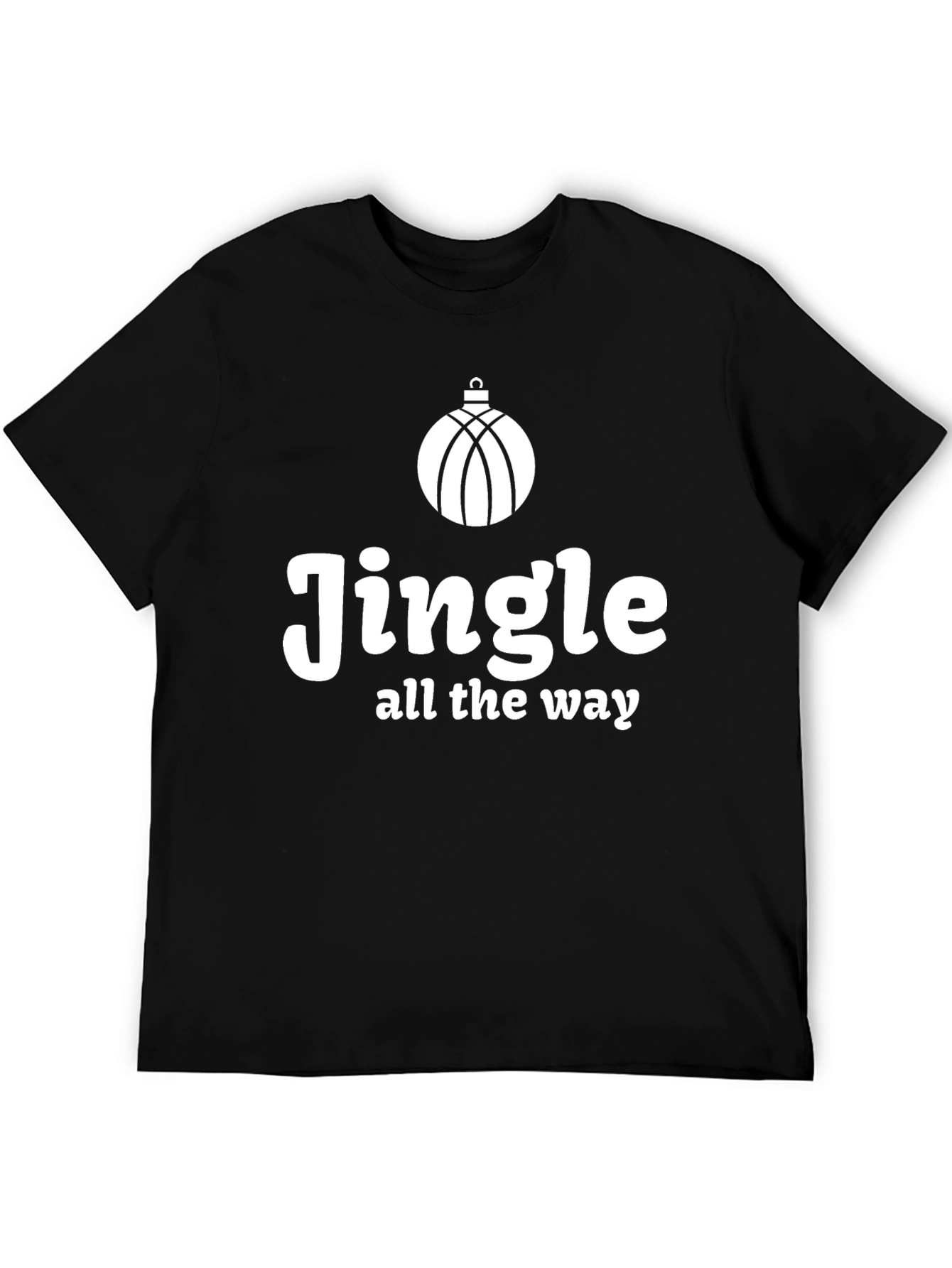 Jingle All The Way Christmas T-Shirt Black