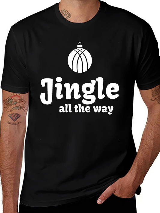 Jingle All The Way Christmas T-Shirt Black