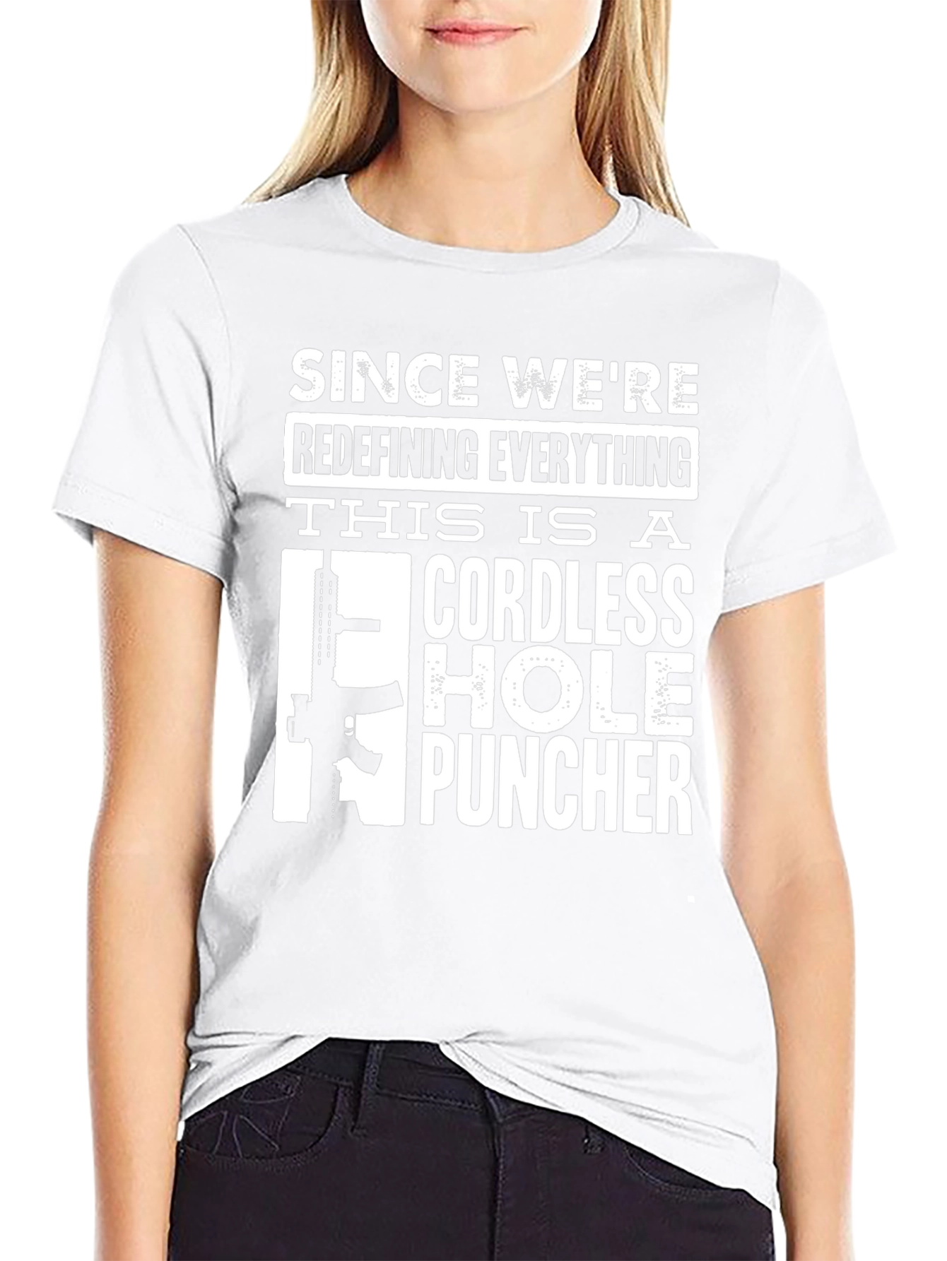 Cordless Hole Puncher Novelty T-Shirt