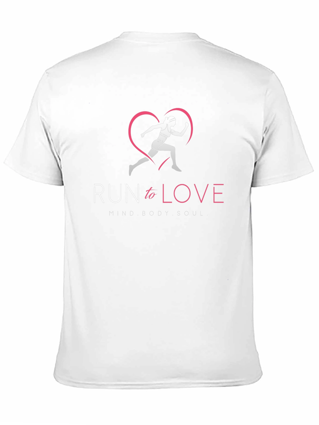 Run to Love Graphic Tee - Mind Body Soul