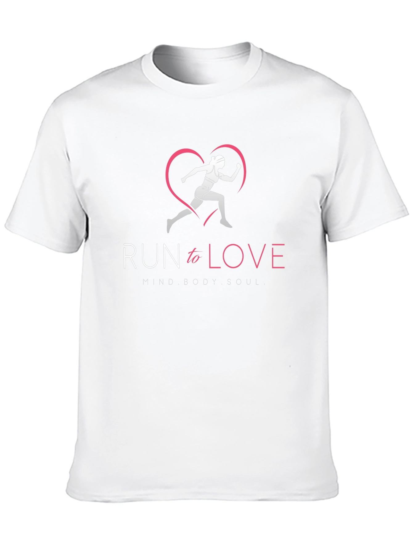 Run to Love Graphic Tee - Mind Body Soul