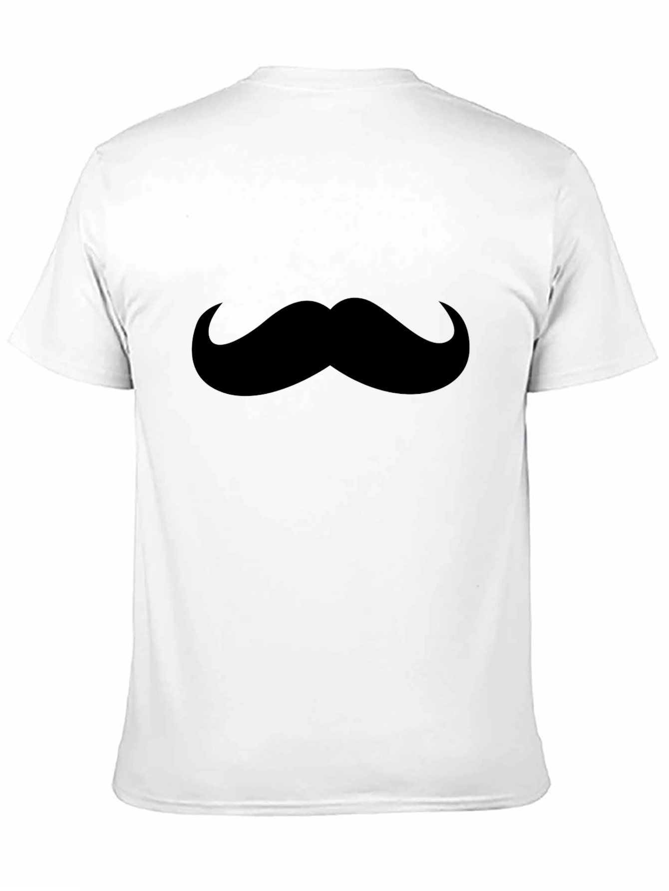 Mustache Graphic Tee - Mens Black T-Shirt
