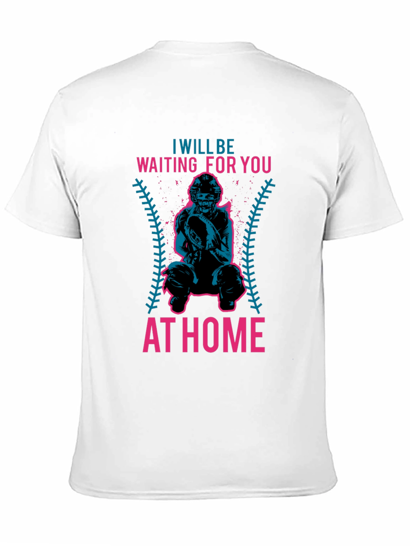 Waiting For You At Home Baseball T-Shirt