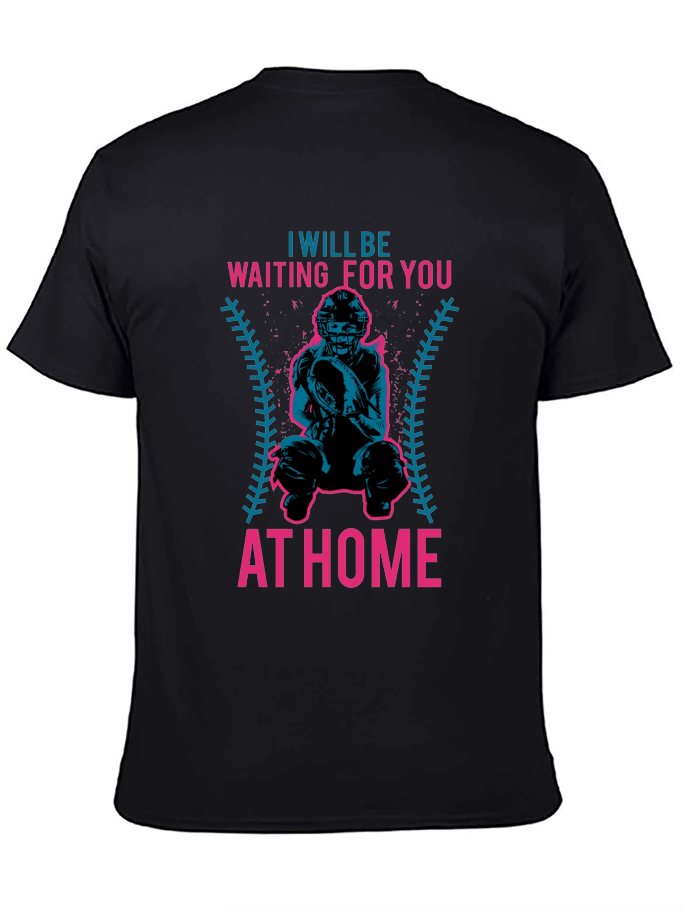 Waiting For You At Home Baseball T-Shirt