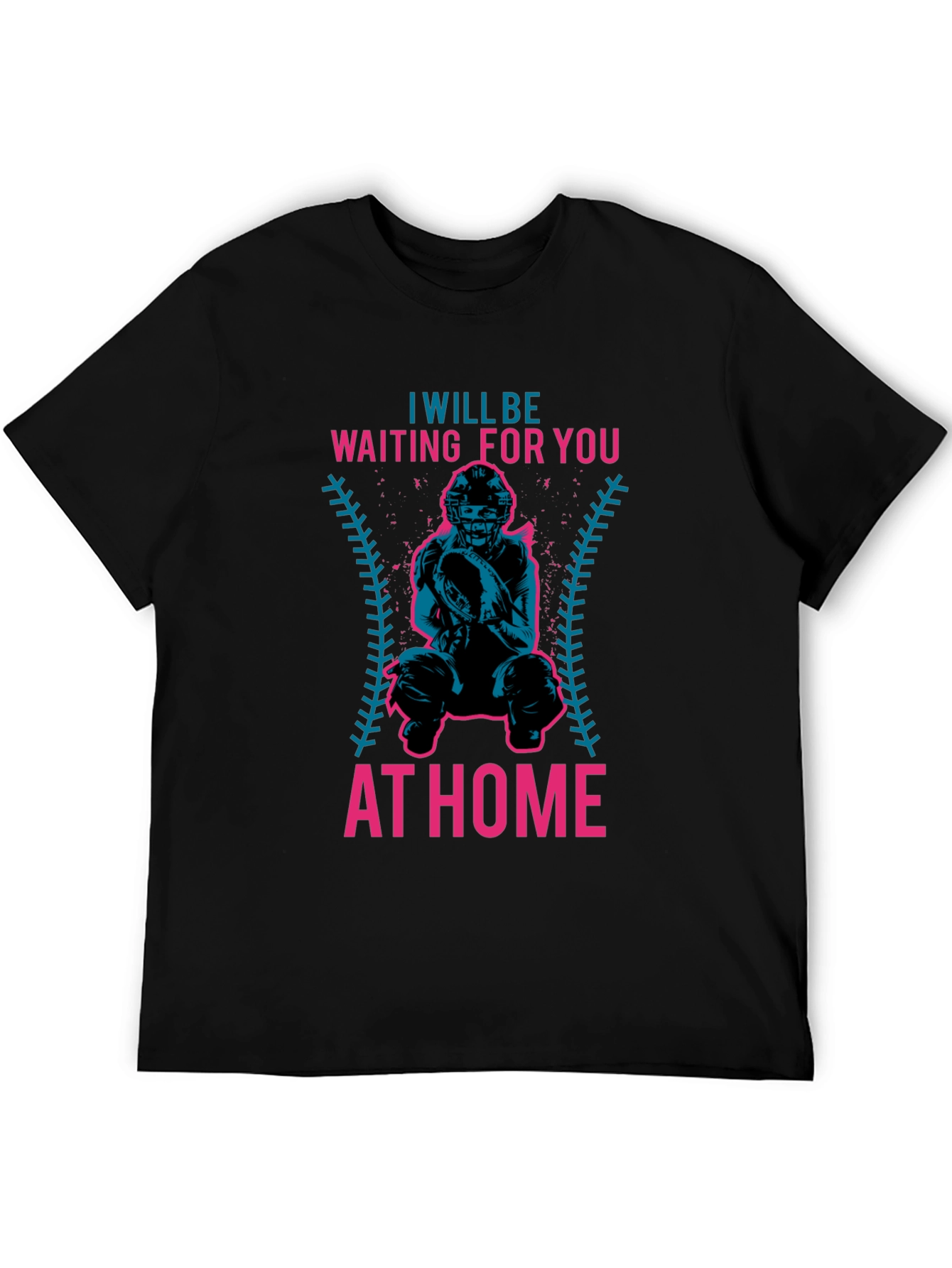 Waiting For You At Home Baseball T-Shirt